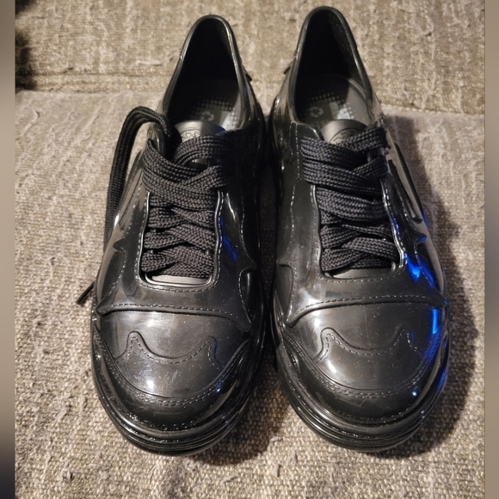 Melissa X Rombaut Black Collaboration NEW Melting Sneakers